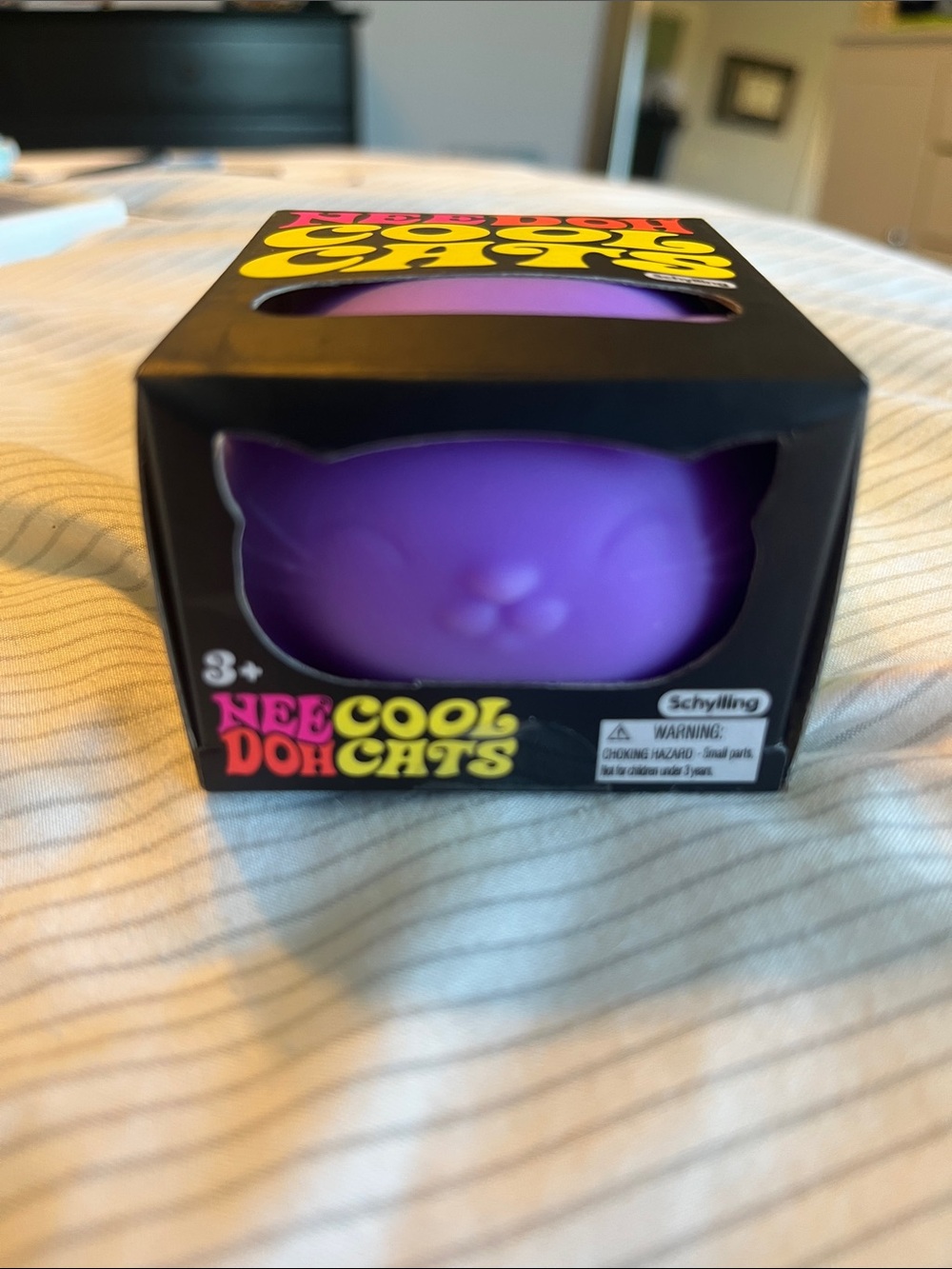 NeeDoh Cool Cats Squishy Stress Toy - Purple